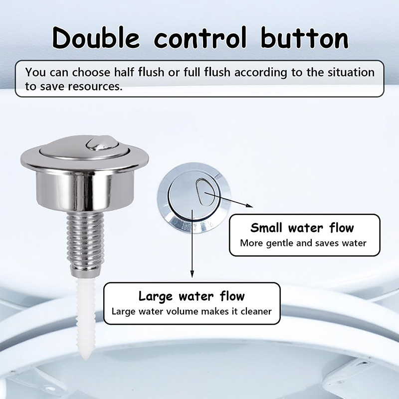 Dual Flush Toilet Button Flush - Toilet Fill Valve incelemesi ve fiyatı