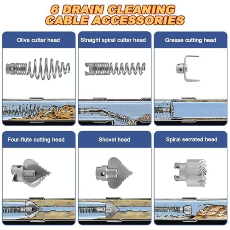 Drain Snake, Drain Auger with  - Drain Snake Flexible incelemesi ve fiyatı