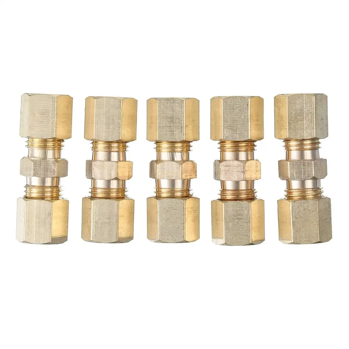 5pcs Brass Brake Line Union Fi - Compression Fitting Brass incelemesi ve fiyatı