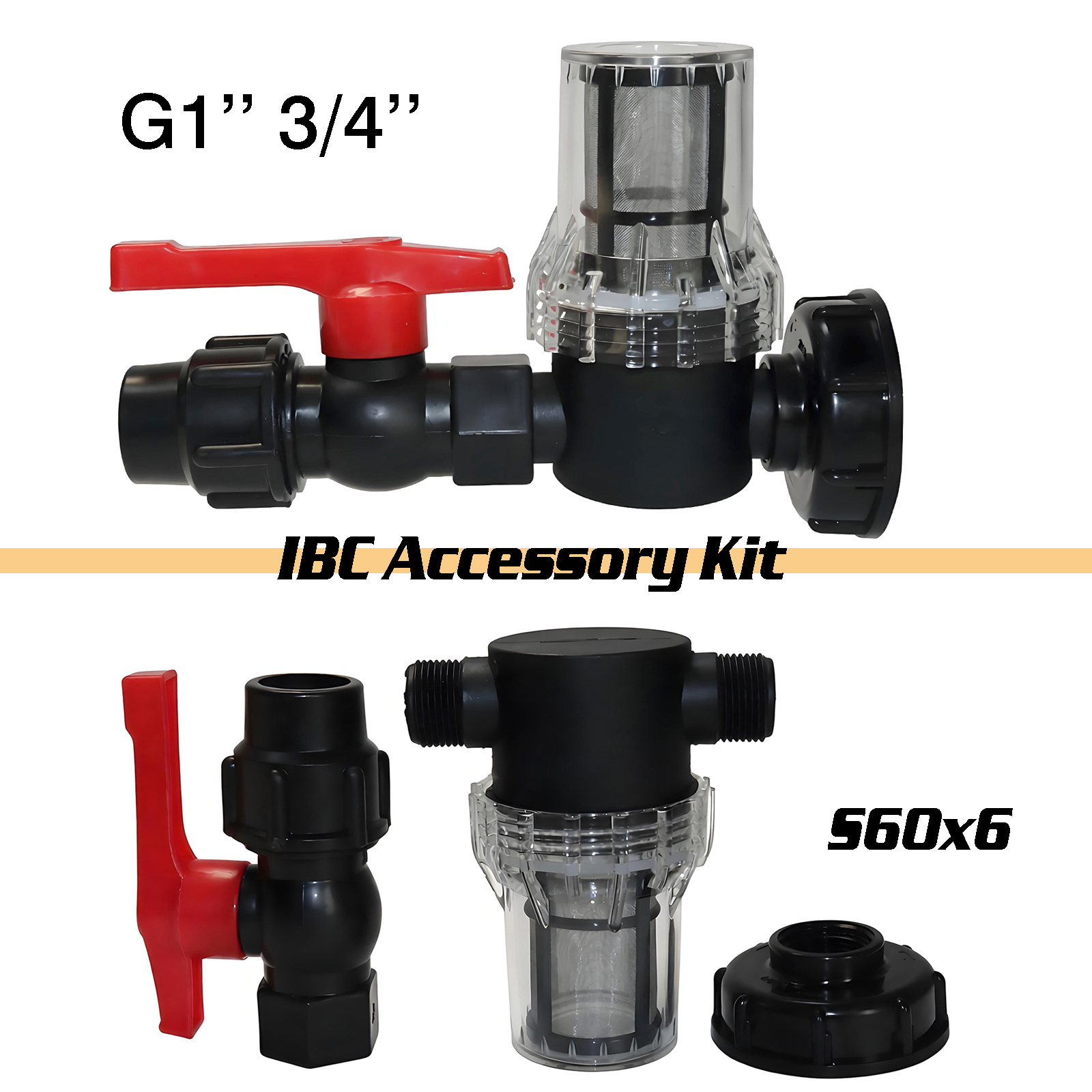 3Pcs Kit IBC water tank filter - Float Ball Valve incelemesi ve fiyatı