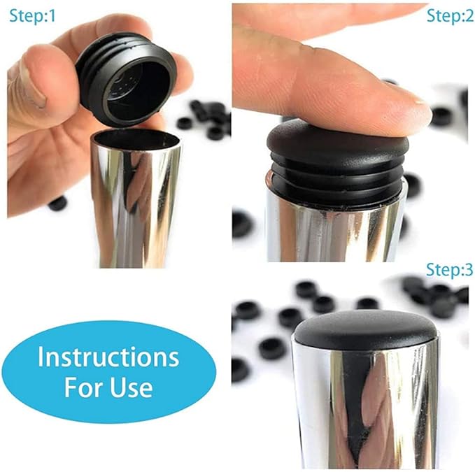 8 PCS Black Round Plastic Blan - Plastic Pipe Clip incelemesi ve fiyatı