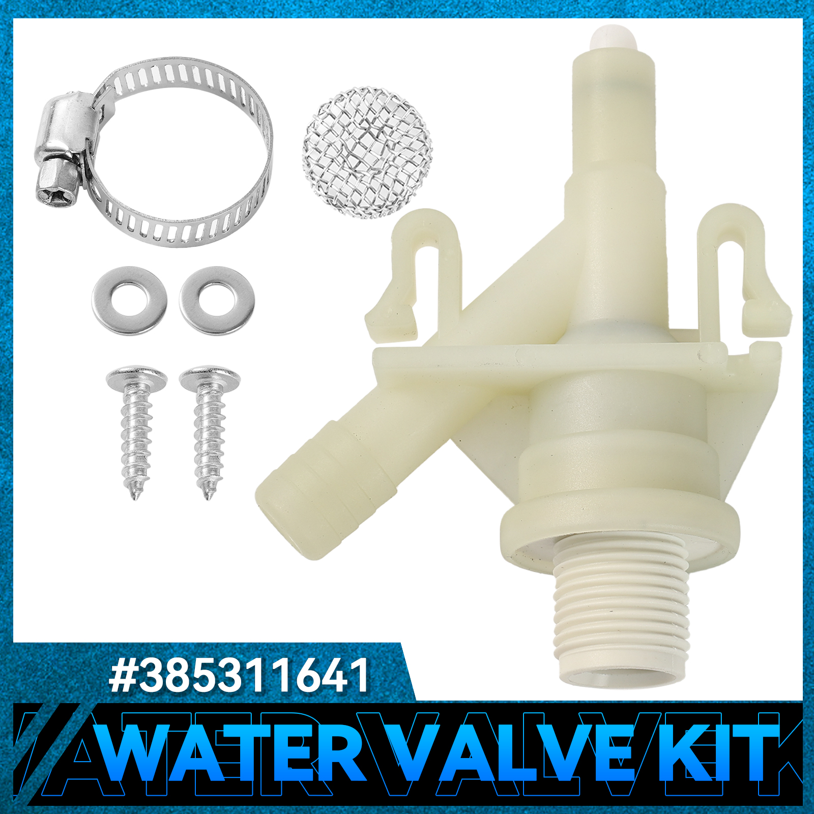 Plastic RV Camper Water Valve  - Toilet Fill Valve incelemesi ve fiyatı