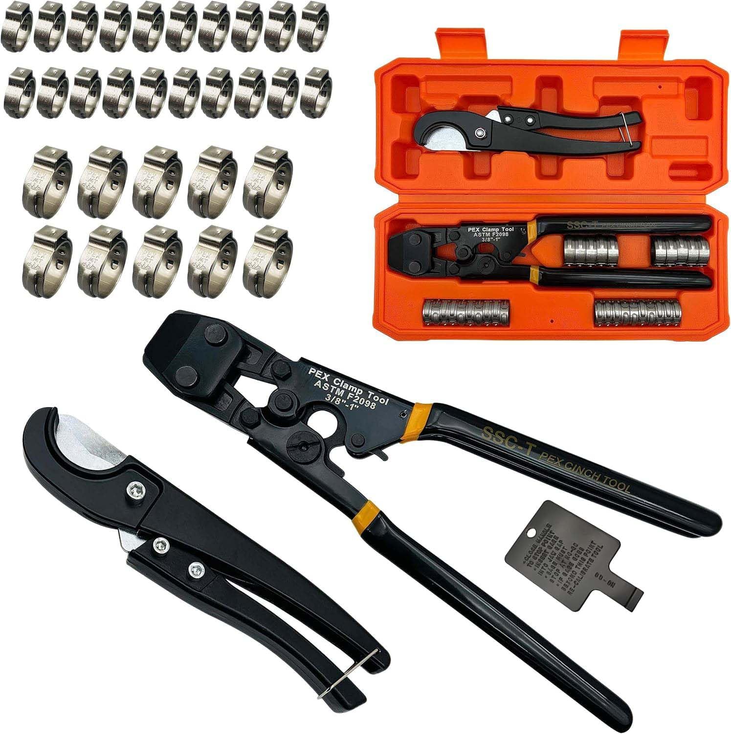 PEX Pipe Clamp Crimping Tool w - Pipe Cutter Ratchet incelemesi ve fiyatı