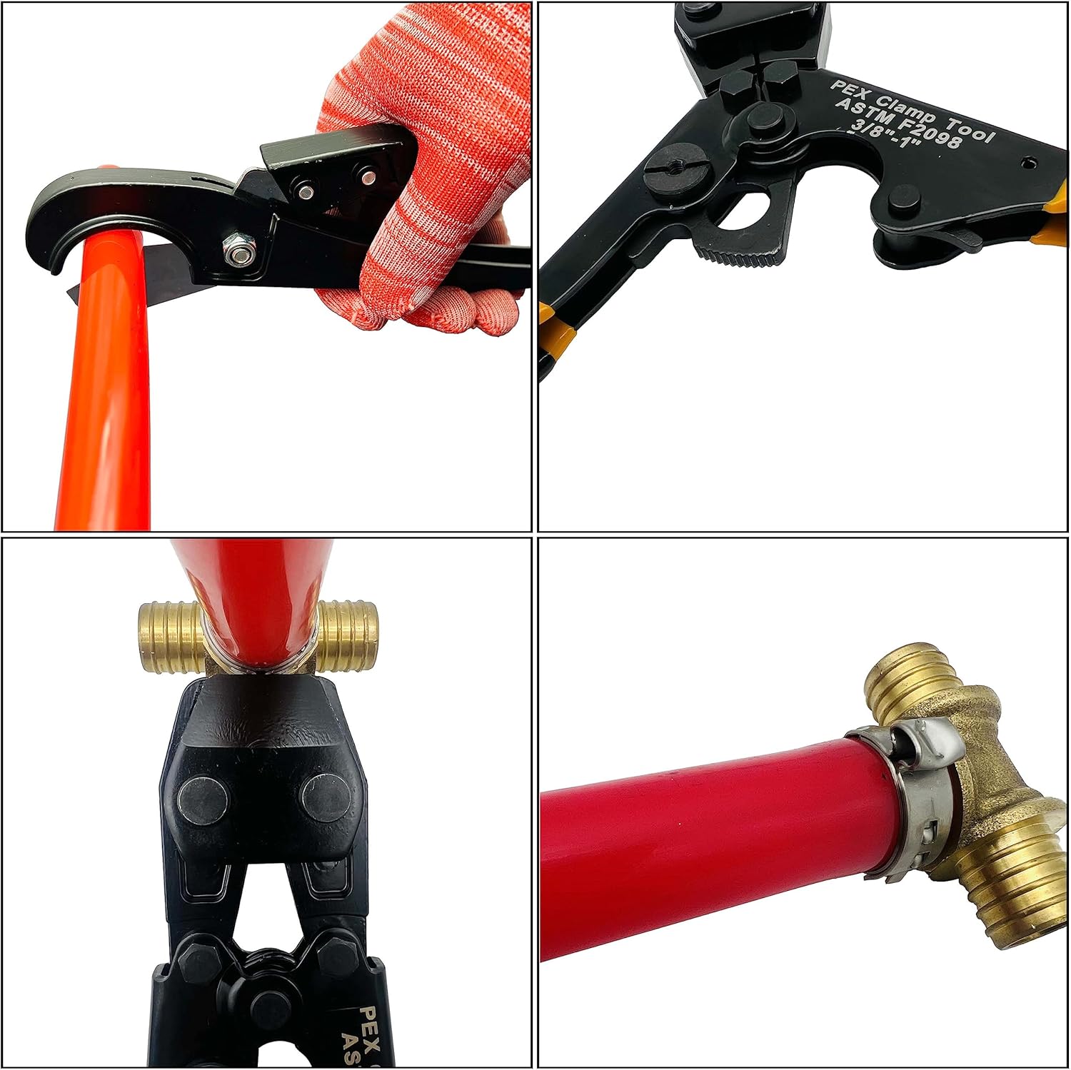 PEX Pipe Clamp Crimping Tool w - Pipe Cutter Ratchet incelemesi ve fiyatı