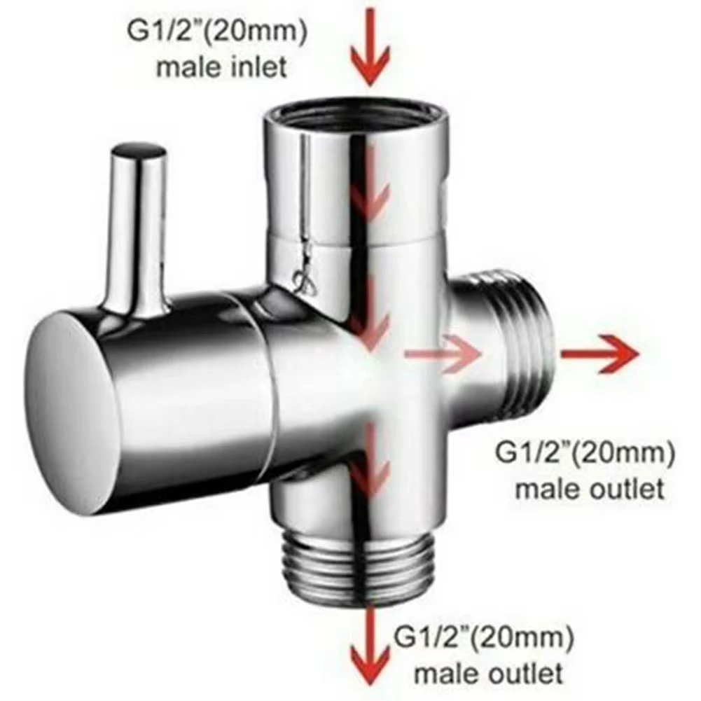G1/2in 3 Way Diverter Valve T- - Shower Valve Cartridge incelemesi ve fiyatı