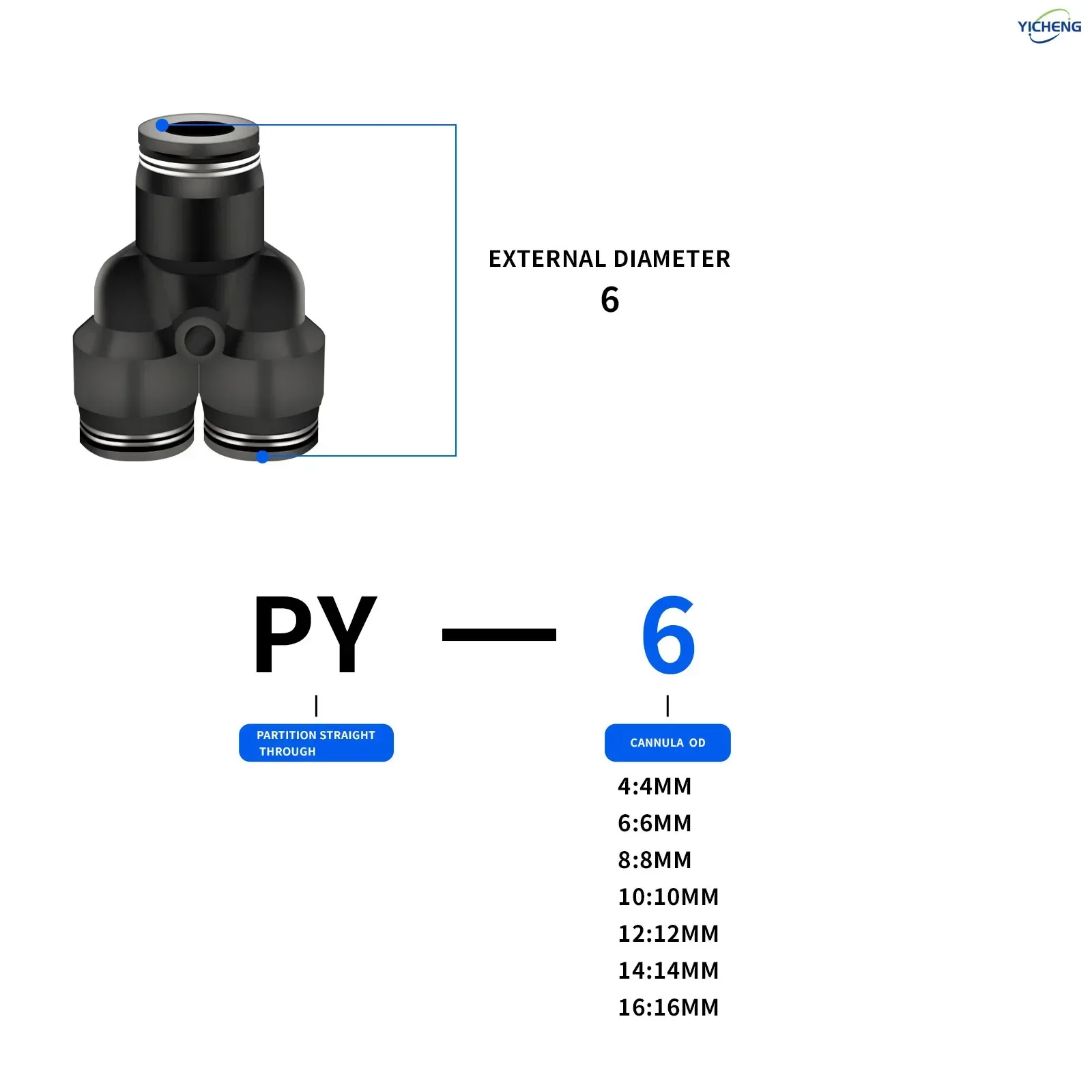 PNEUMATIC Hose Connector 6MM O - Push Fit Connector incelemesi ve fiyatı