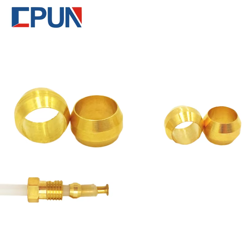 10pc Brass Double taper ferrul - Compression Fitting Brass incelemesi ve fiyatı