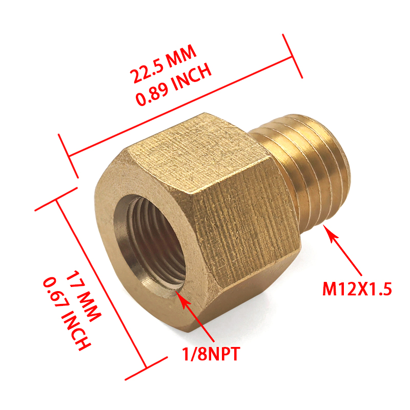 High Pressure Brass Adapter M1 - Compression Fitting Brass incelemesi ve fiyatı