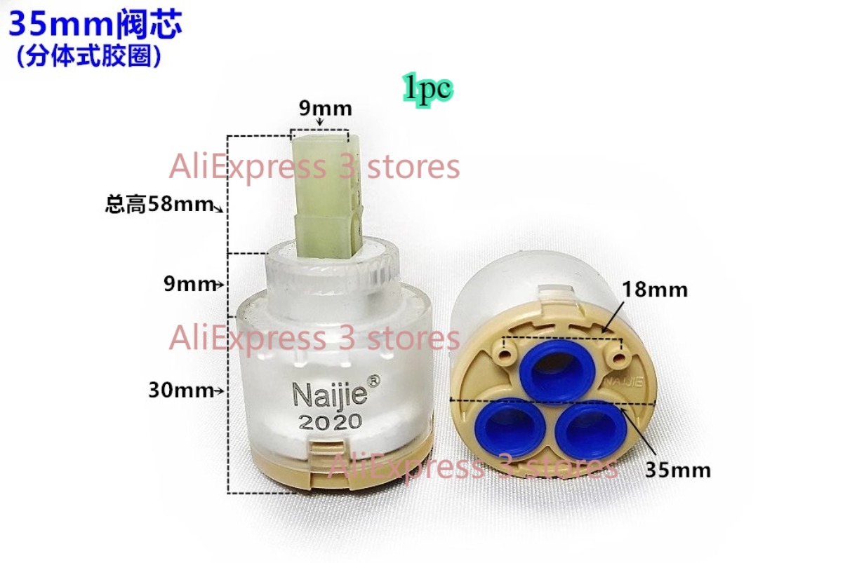 1pcs 28mm/35mm/40mm Water Mixe - Basin Mixer Cartridge incelemesi ve fiyatı