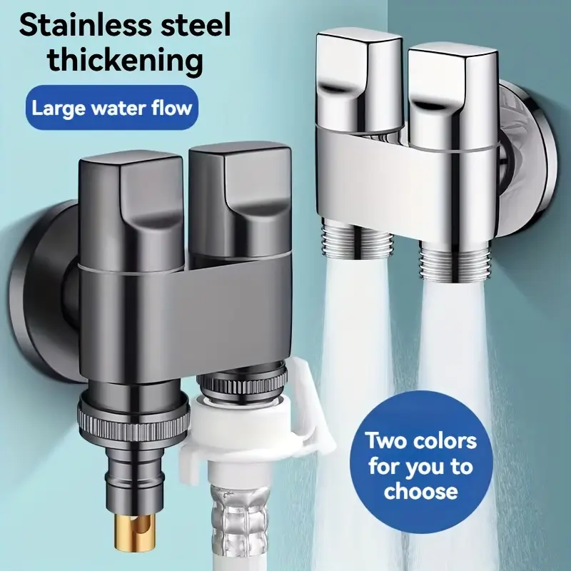 Stainless steel double outlet  - Toilet Fill Valve incelemesi ve fiyatı