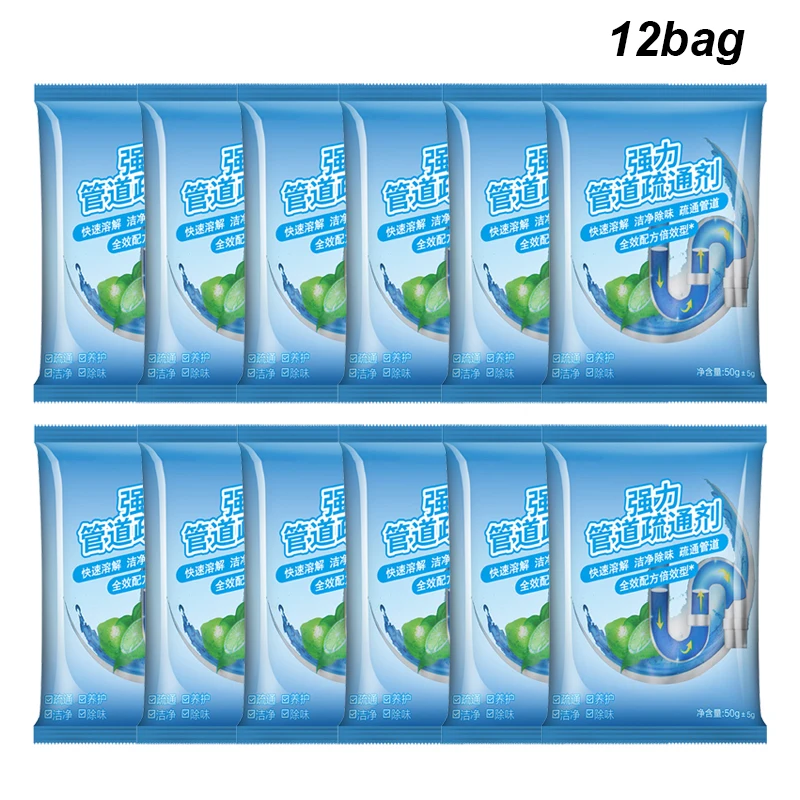 12bags Household drain cleaner - Pipe Freeze Spray incelemesi ve fiyatı