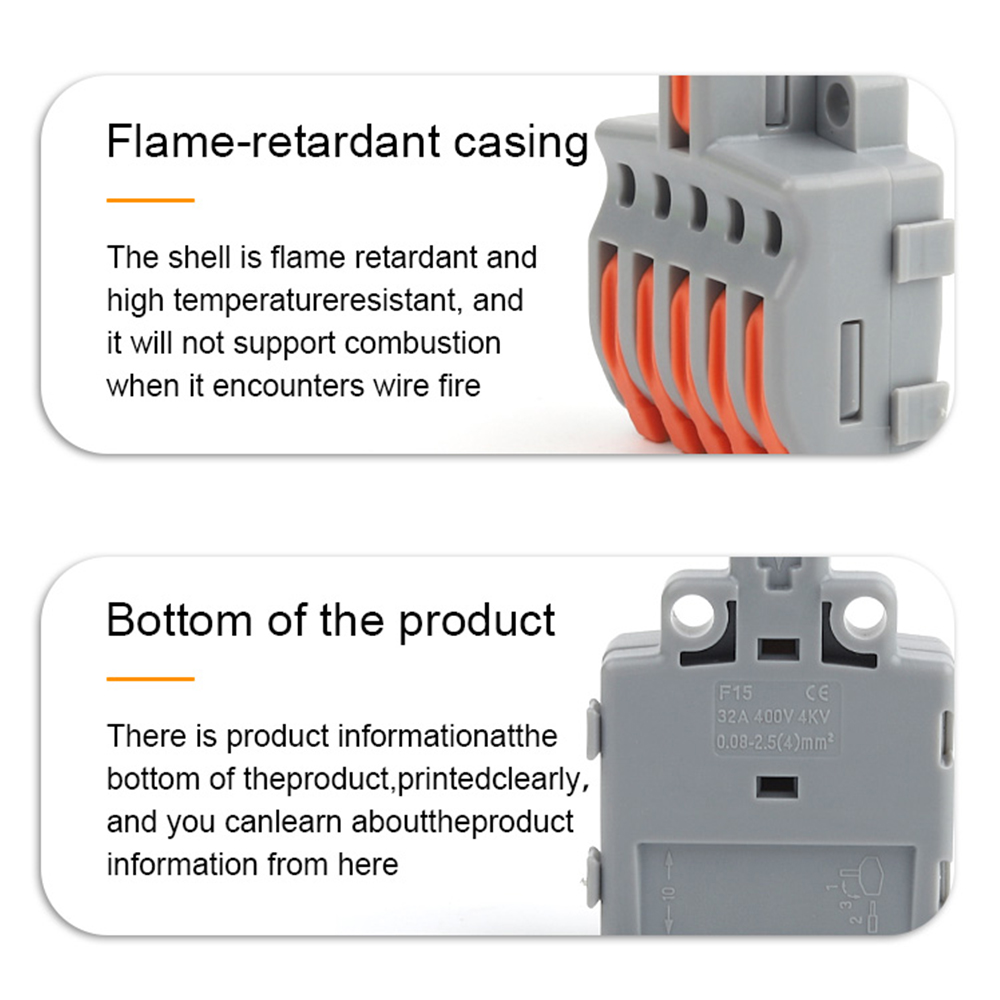 10/100PCS Electrical Cable Con - Push Fit Connector incelemesi ve fiyatı
