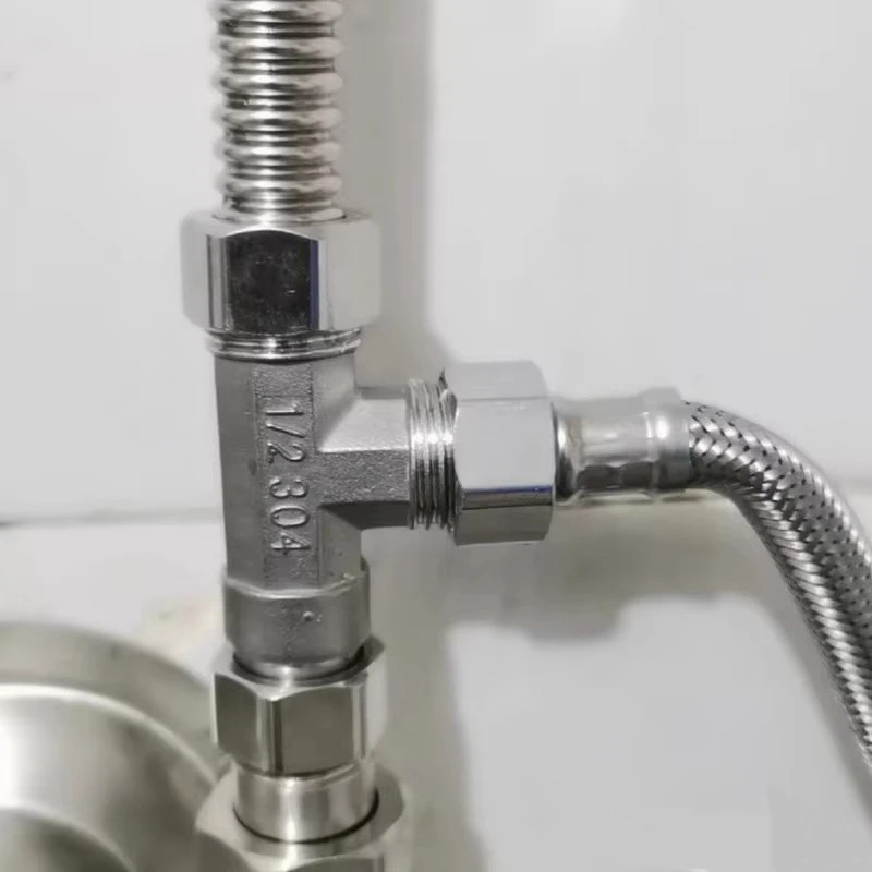 Stainless Steel T Adapter G1/  - Shower Valve Cartridge incelemesi ve fiyatı