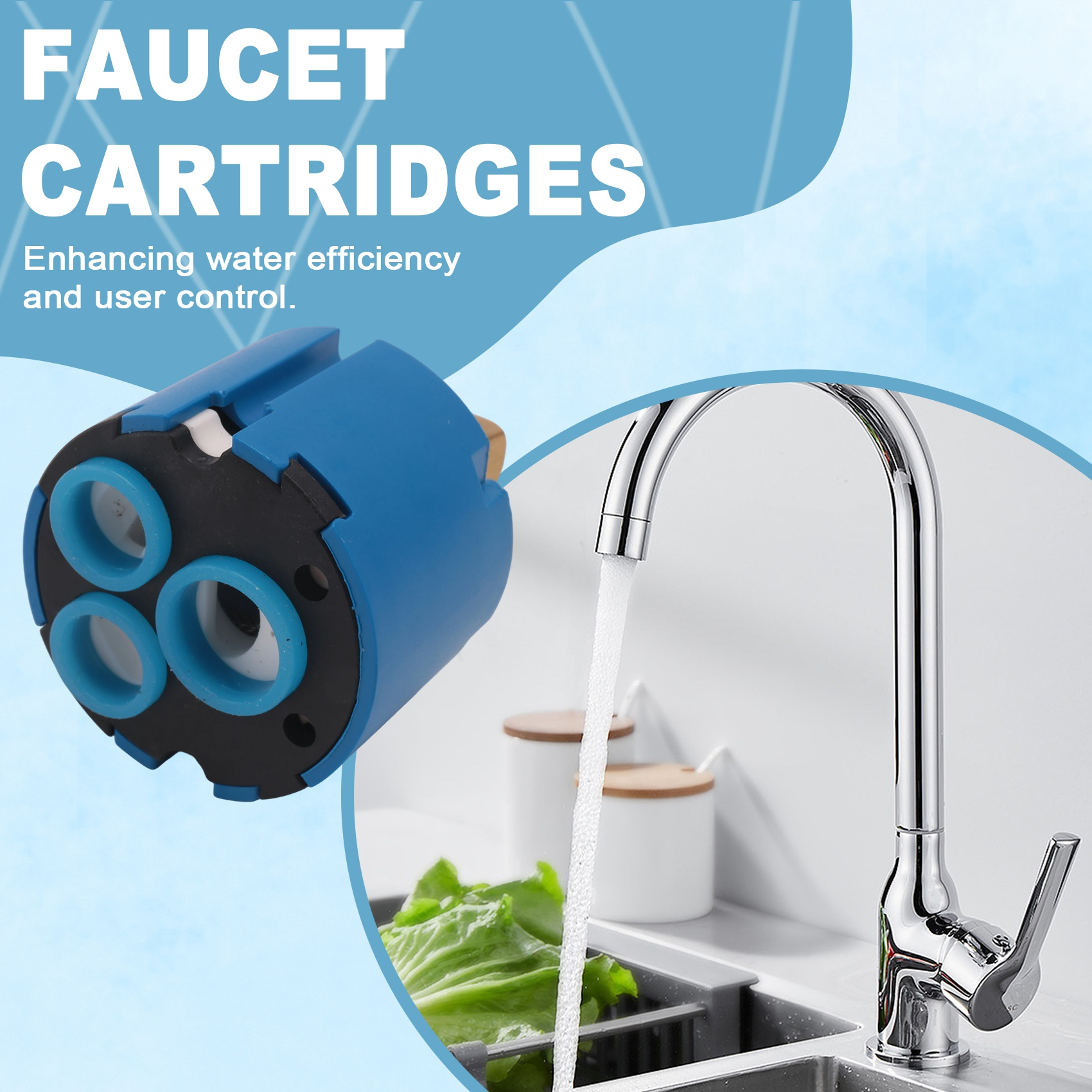 AT43-46048000 Replacement Fauc - Basin Mixer Cartridge incelemesi ve fiyatı