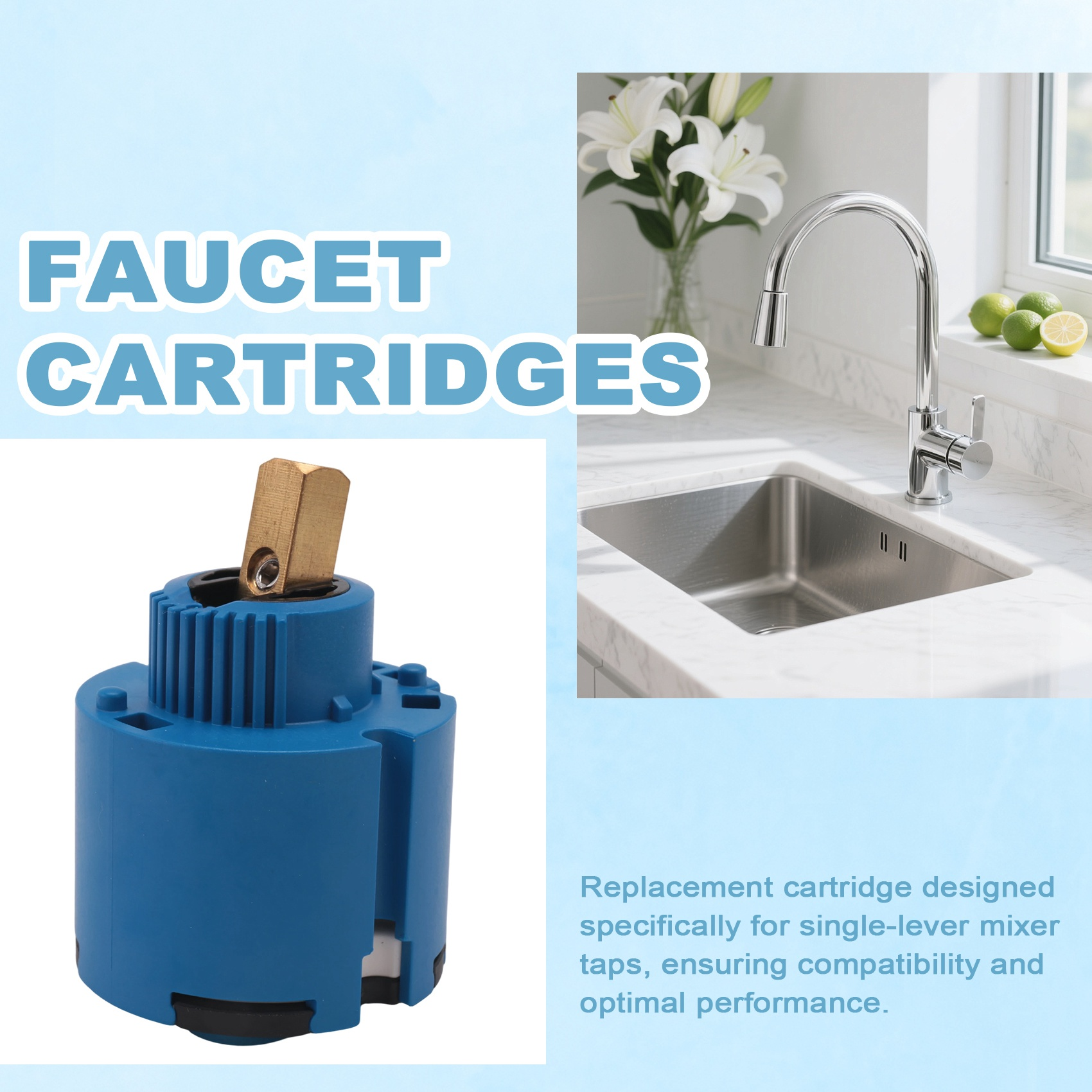 AT43-46048000 Replacement Fauc - Basin Mixer Cartridge incelemesi ve fiyatı