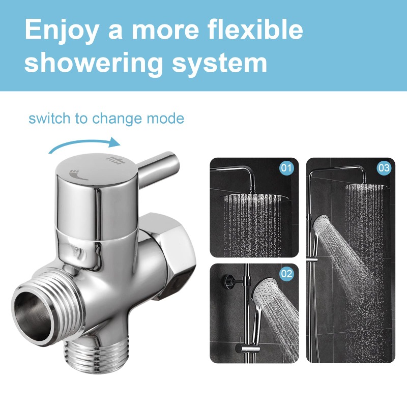 Brass Metal 3 Way Shower Head  - Shower Valve Cartridge incelemesi ve fiyatı