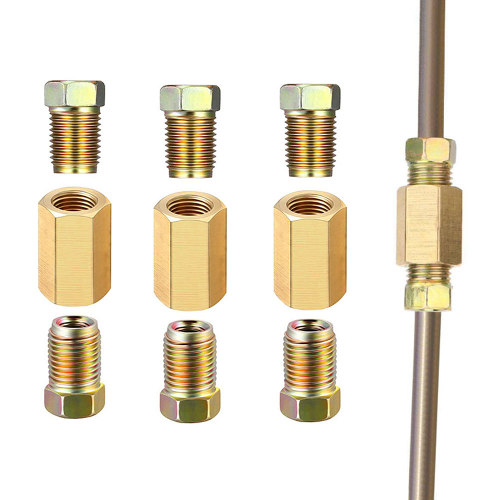 12pcs 3/16 (3/8-24 Inverted) B - Compression Fitting Brass incelemesi ve fiyatı