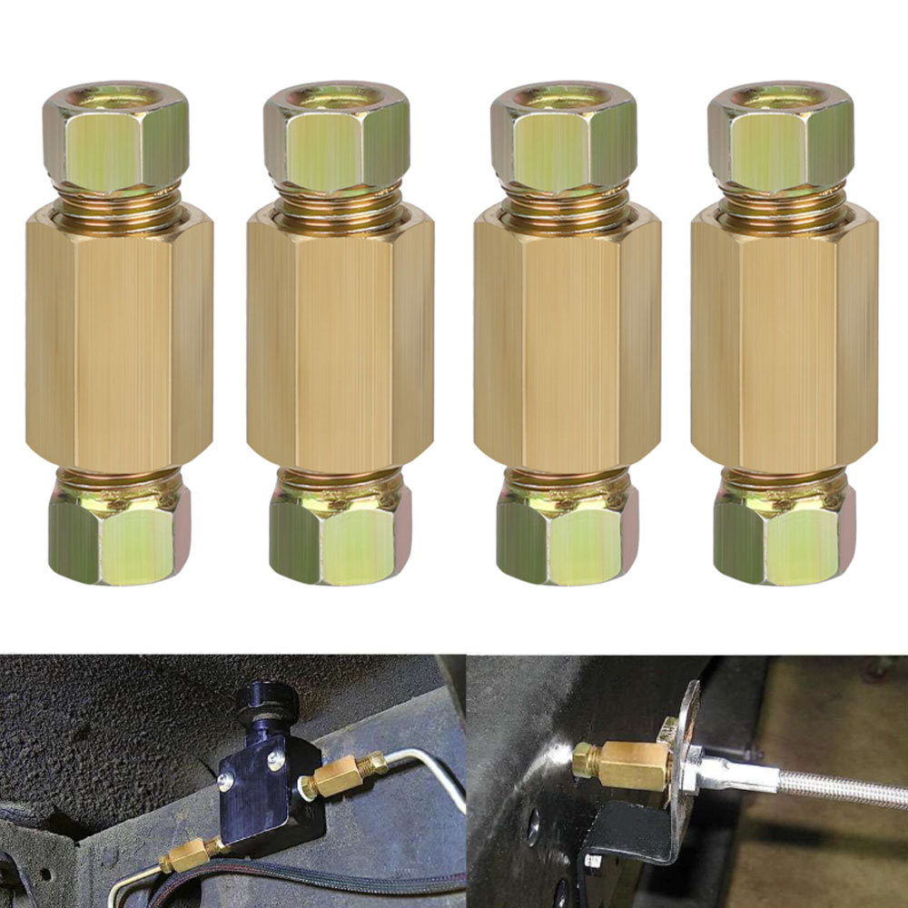 12pcs 3/16 (3/8-24 Inverted) B - Compression Fitting Brass incelemesi ve fiyatı