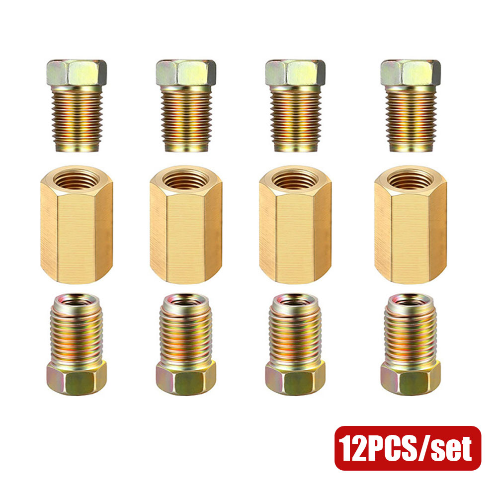 12pcs 3/16 (3/8-24 Inverted) B - Compression Fitting Brass incelemesi ve fiyatı