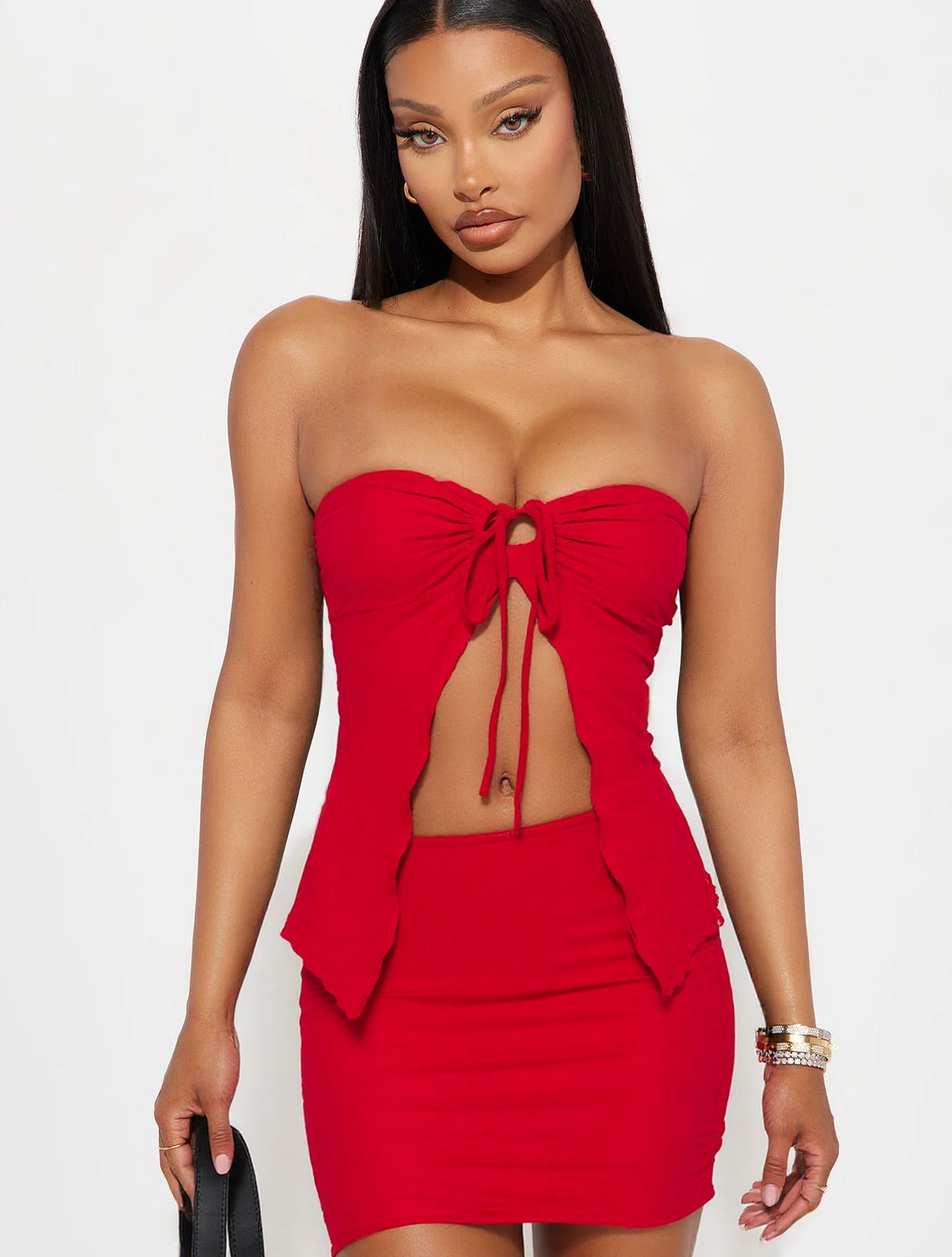 Women's Solid Color Tube Top & - Pipe Bending Spring incelemesi ve fiyatı
