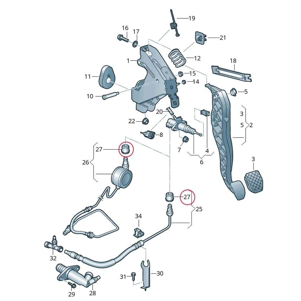 For Fiat Ulysse Peugeot 806 19 - Plastic Pipe Clip incelemesi ve fiyatı