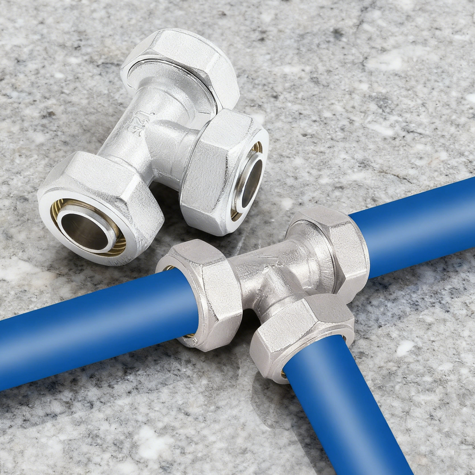 2Pcs 3/4’’ Tee Air Line Fittin - Compression Fitting Brass incelemesi ve fiyatı