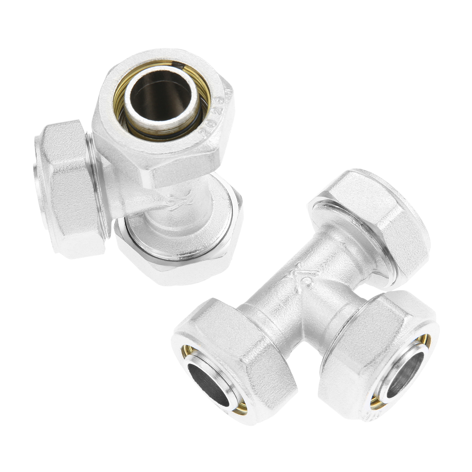 2Pcs 3/4’’ Tee Air Line Fittin - Compression Fitting Brass incelemesi ve fiyatı