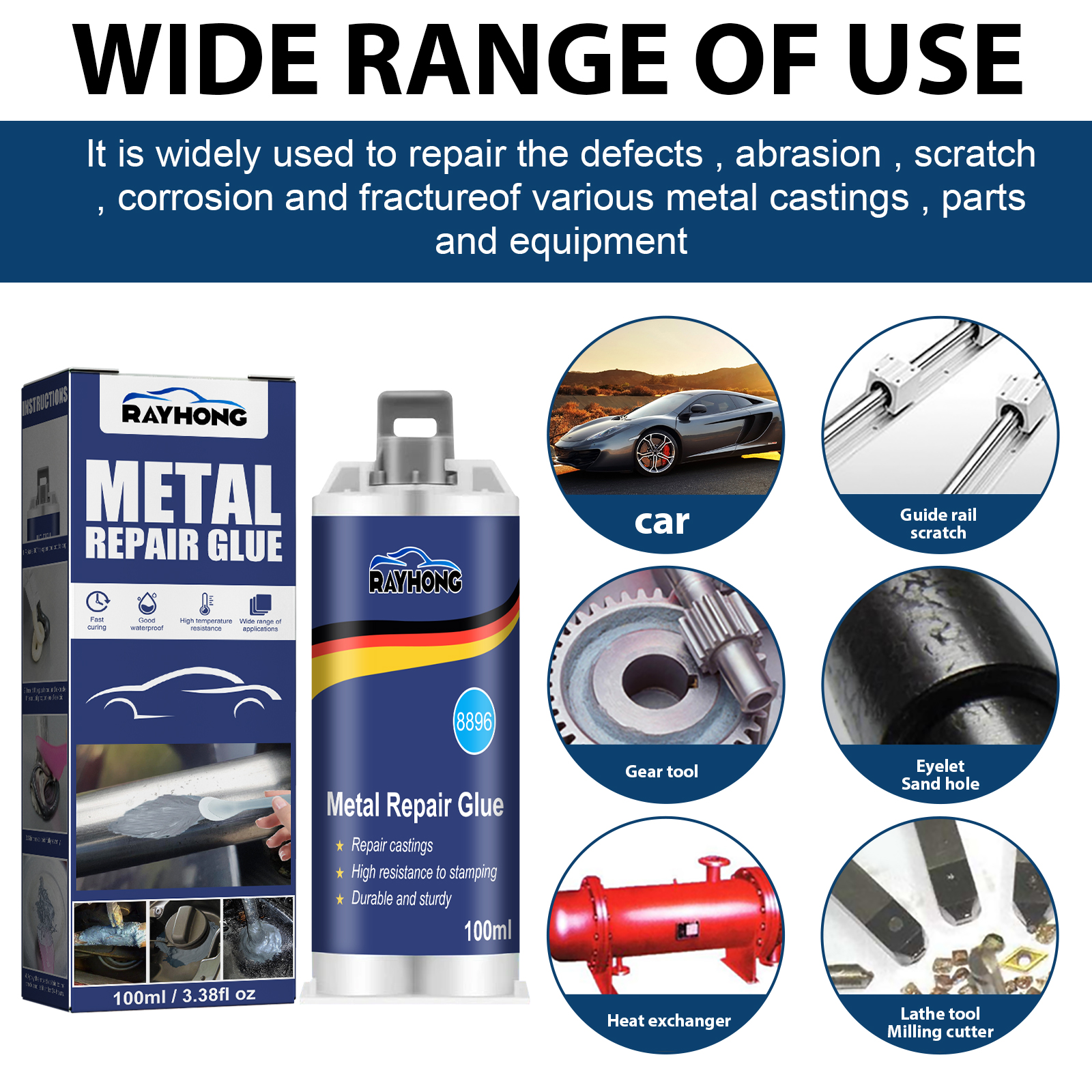 100ml Industrial Metal AB Cast - Solvent Weld Cement incelemesi ve fiyatı