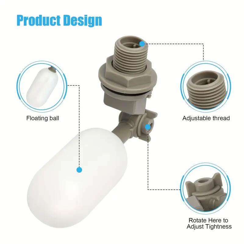 4Pcs Farm Cattle Plastic Water - Float Ball Valve incelemesi ve fiyatı