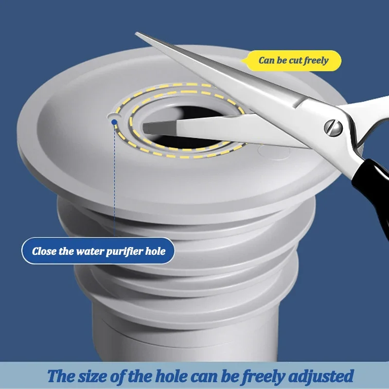 Silicone Bathroom Sewer Seal R - Drain Pipe Clip incelemesi ve fiyatı