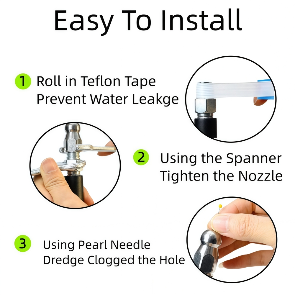 5~50m Pressure Washer Sewer Je - Drain Pipe Clip incelemesi ve fiyatı