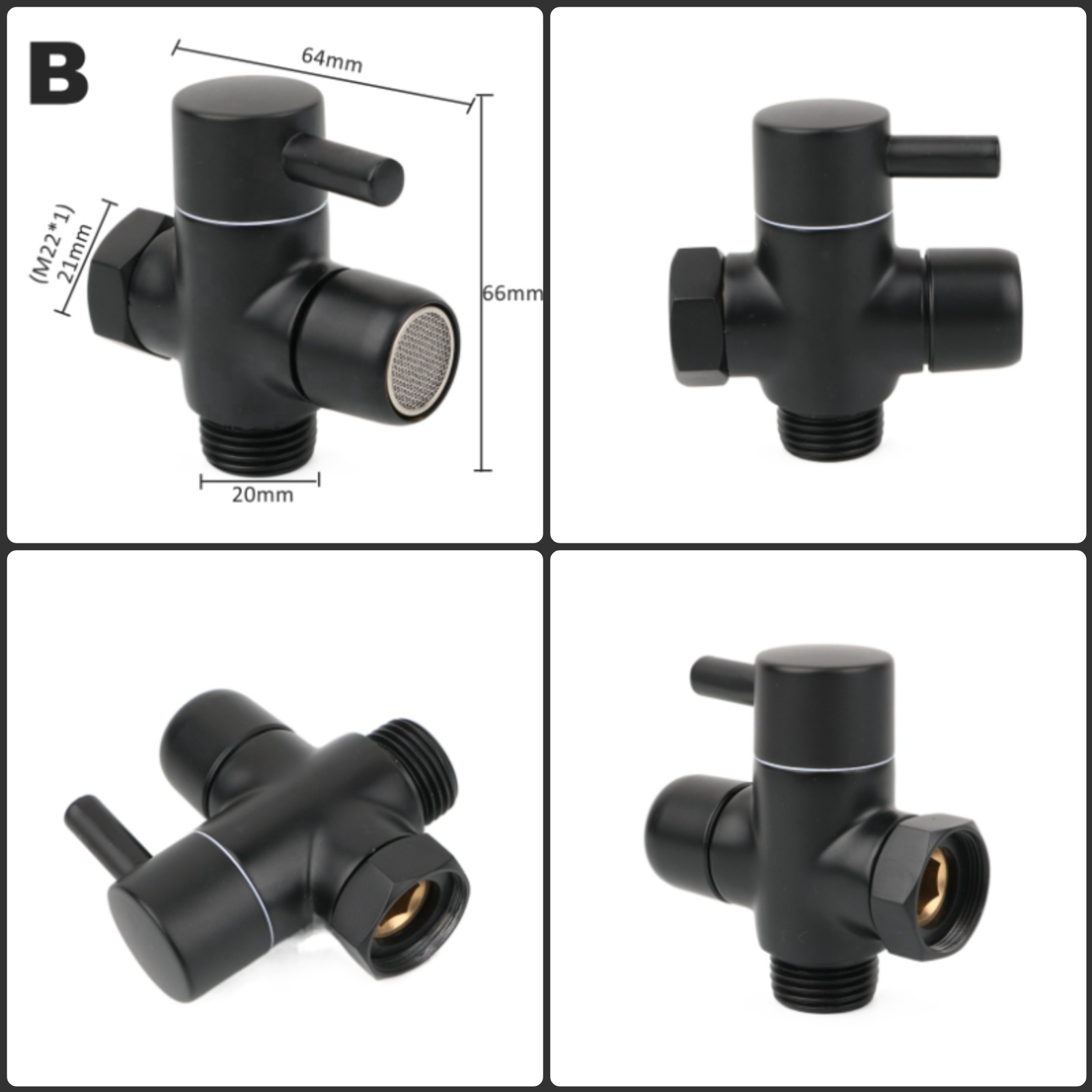 Black Brass Shower Arm Adapter - Shower Valve Cartridge incelemesi ve fiyatı