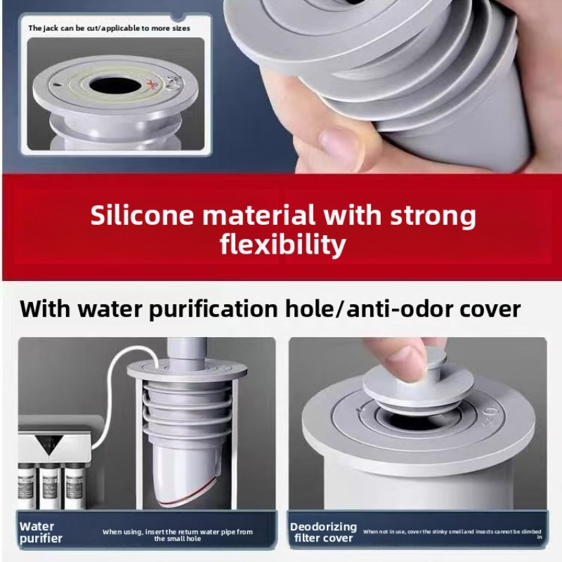 Sink Plug Sewer Pipe Sealing R - Drain Pipe Clip incelemesi ve fiyatı