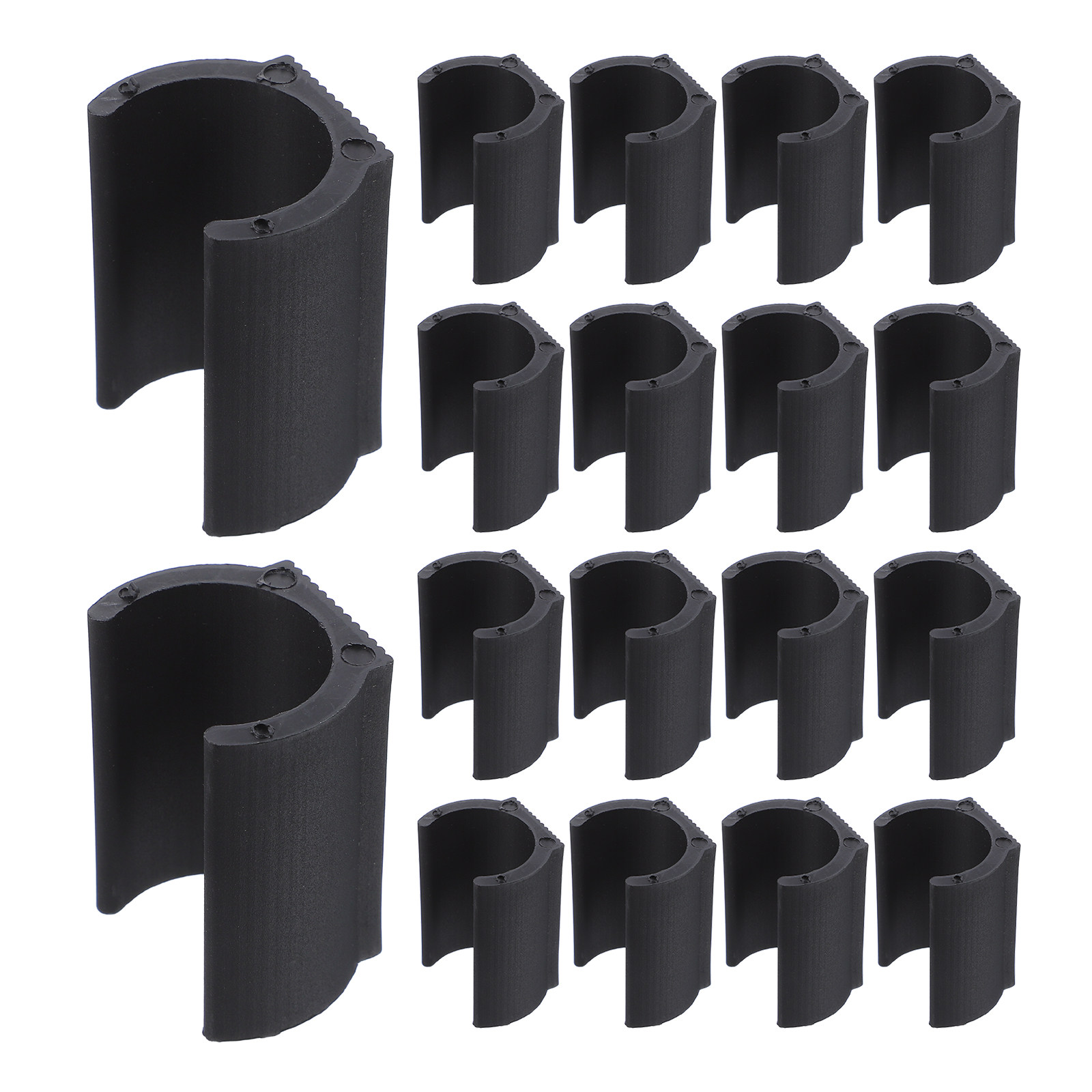 20Pcs Chair Pipe Clamp Black P - Plastic Pipe Clip incelemesi ve fiyatı