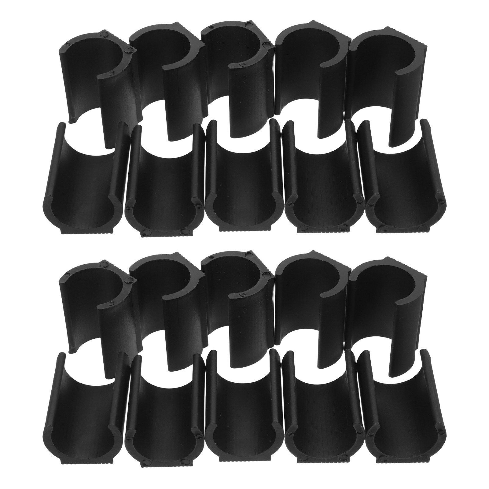 20Pcs Chair Pipe Clamp Black P - Plastic Pipe Clip incelemesi ve fiyatı
