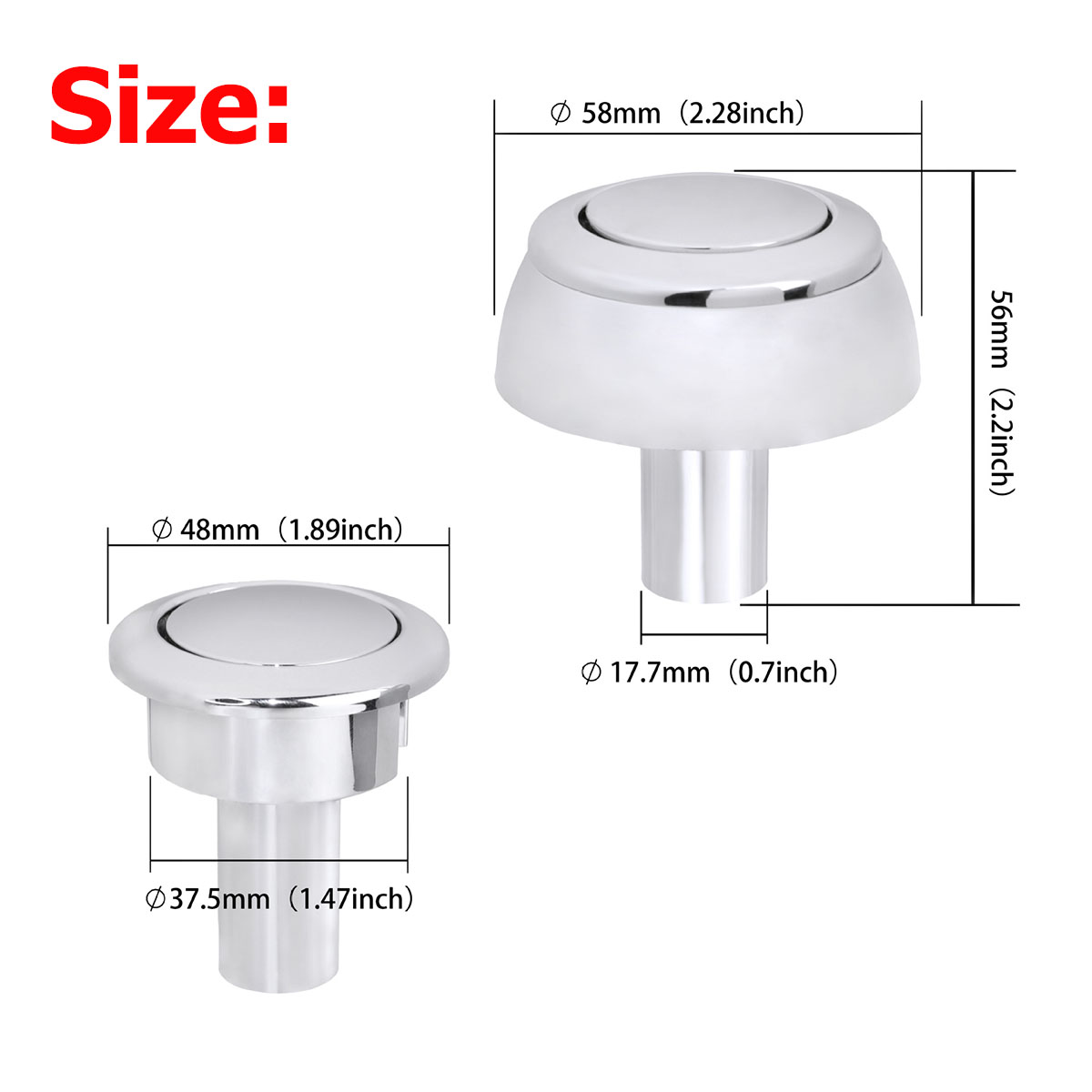 1Pcs/2Pcs 48mm Toilet Single P - Toilet Fill Valve incelemesi ve fiyatı