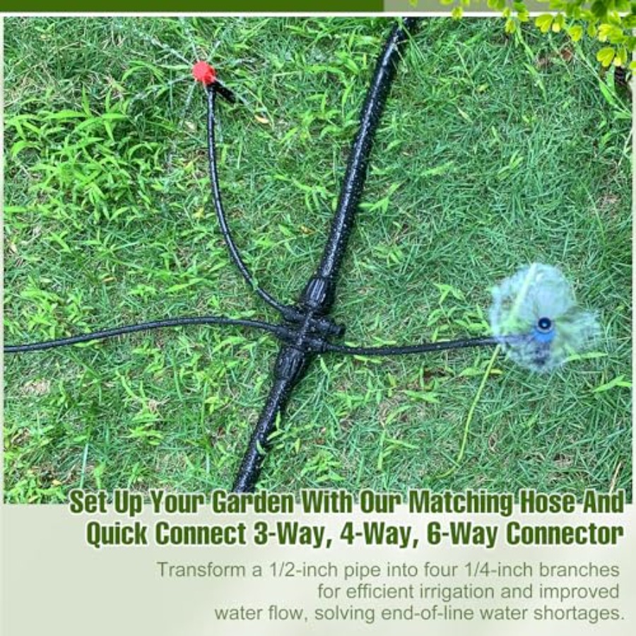 100FT 1/2 Inch Drip Irrigation - Push Fit Connector incelemesi ve fiyatı