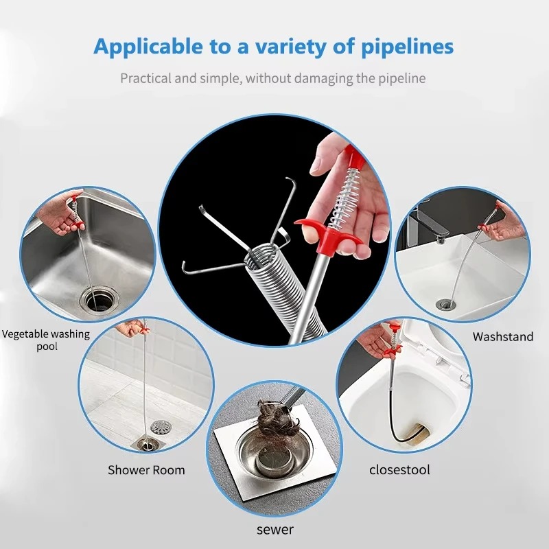 Flexible Spring Snake Drain Pi - Drain Snake Flexible incelemesi ve fiyatı