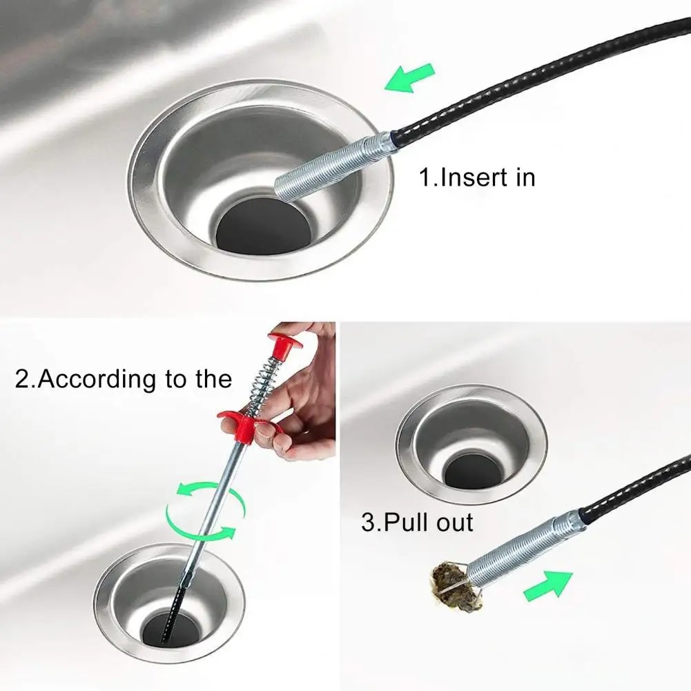 Flexible Spring Snake Drain Pi - Drain Snake Flexible incelemesi ve fiyatı