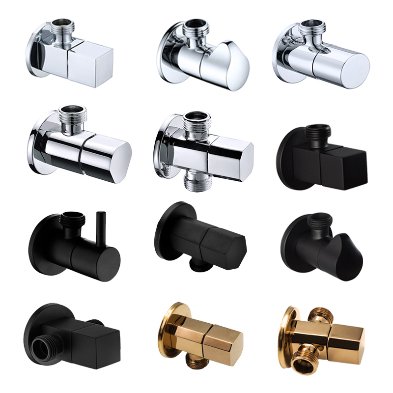 Brass Angle Valve Chrome Black - Toilet Fill Valve incelemesi ve fiyatı