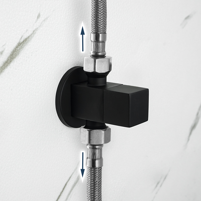 Brass Angle Valve Chrome Black - Toilet Fill Valve incelemesi ve fiyatı